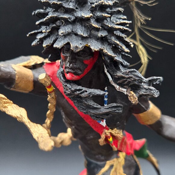 "Spirit of the Raven" Franklin Mint Native American Bronze Statue - Picture 2 of 6